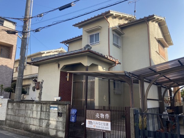 加古川市野口町野口、土地の前面道路を含む現地写真画像です