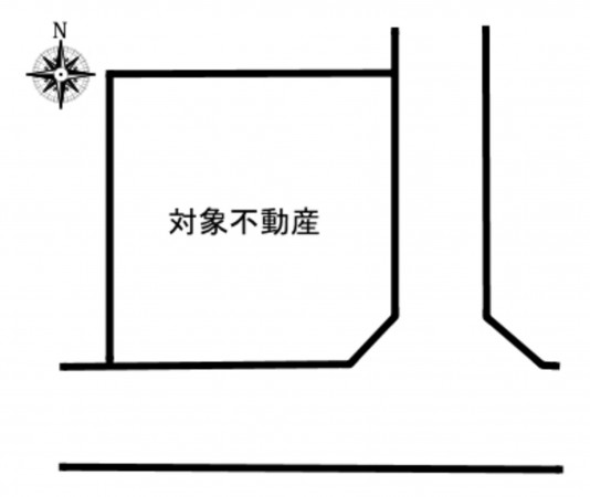 加古川市上荘町都台、土地の間取り画像です