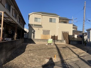 加古川市加古川町溝之口、土地の前面道路を含む現地写真画像です