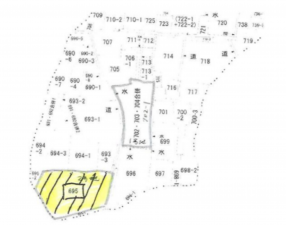 加古川市志方町上冨木、土地の間取り画像です