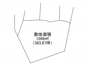 加古川市志方町上冨木、土地の間取り画像です