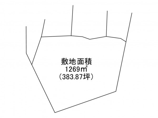 加古川市志方町上冨木、土地の間取り画像です
