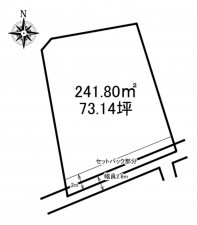 加古川市志方町志方町、土地の間取り画像です