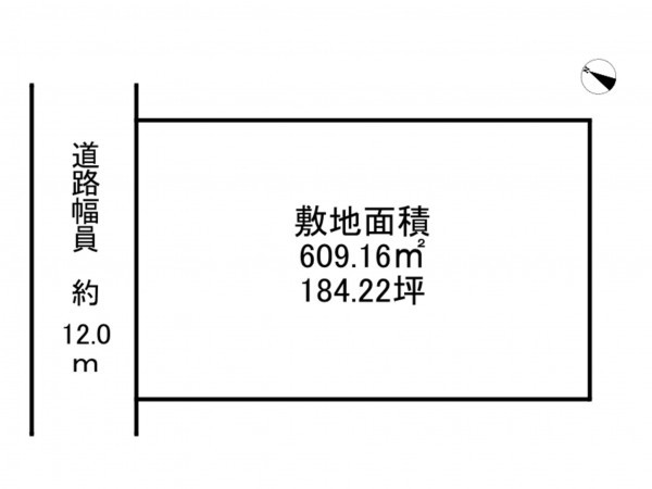 加古川市加古川町大野、土地の間取り画像です