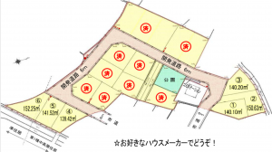 加古川市加古川町稲屋、土地の間取り画像です
