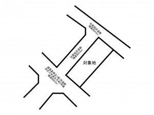 加古川市平岡町新在家、土地の間取り画像です