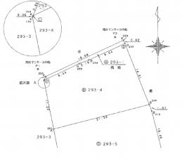 加古川市野口町水足、土地の間取り画像です