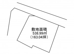 加古川市上荘町都染、土地の間取り画像です