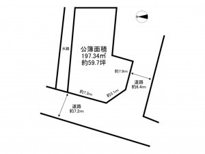 加古川市加古川町大野、土地の間取り画像です