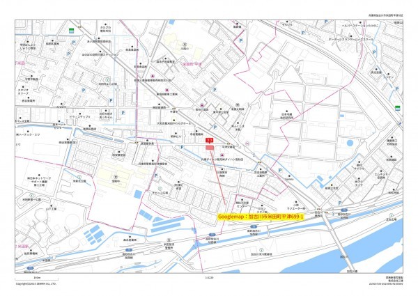 加古川市米田町平津、土地の画像です