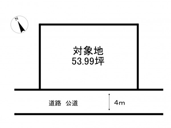 加古川市加古川町中津、土地の間取り画像です