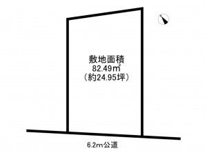 加古川市平岡町一色、土地の間取り画像です