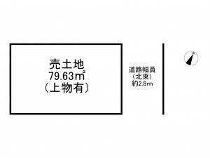 加古川市米田町船頭、土地の間取り画像です