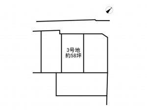 加古川市山手、土地の間取り画像です