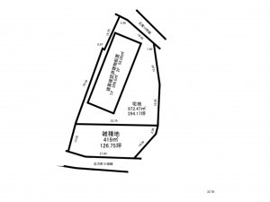 加古川市、土地の間取り画像です