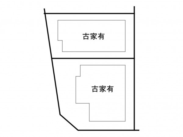 加古川市加古川町中津、土地の間取り画像です