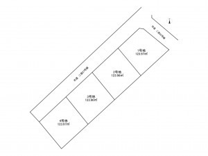 加古川市平岡町二俣、土地の間取り画像です