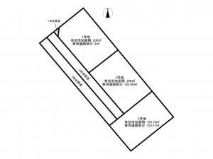 加古川市神野町石守、土地の間取り画像です