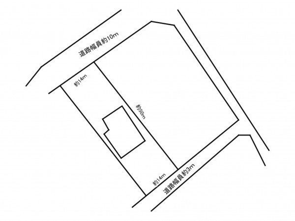 加古川市平荘町西山、土地の間取り画像です