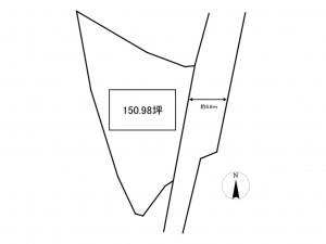 加古川市八幡町宗佐、土地の間取り画像です