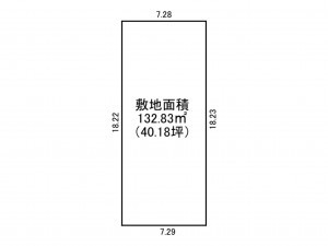 加古川市別府町新野辺、土地の間取り画像です