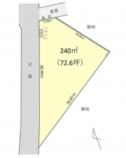加古川市野口町野口、土地の間取り画像です