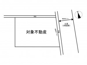 加古川市東神吉町西井ノ口、土地の間取り画像です
