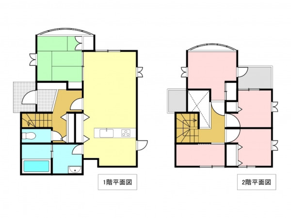 加古川市平岡町土山、中古一戸建ての間取り画像です