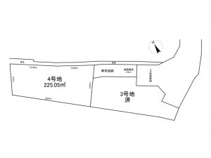 加古川市野口町古大内、土地の間取り画像です