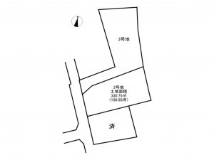 加古川市神野町福留、土地の間取り画像です