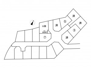 加古川市加古川町稲屋、土地の間取り画像です