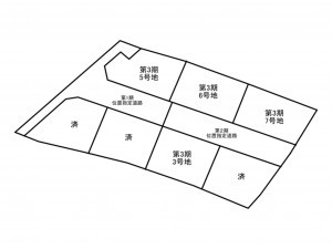 加古川市加古川町友沢、土地の間取り画像です