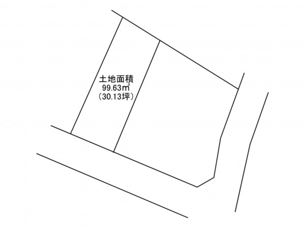 加古川市尾上町池田、土地の間取り画像です