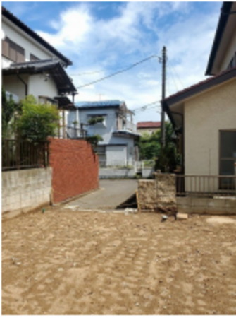 我孫子市湖北台、土地の画像です