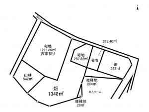 我孫子市新木、土地の間取り画像です