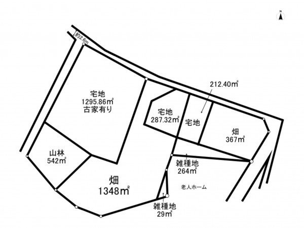 我孫子市新木、土地の間取り画像です