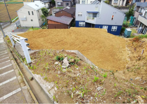 我孫子市白山、土地の画像です