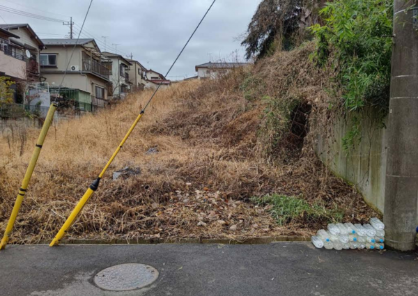 我孫子市船戸、土地の画像です