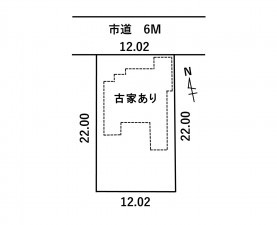 我孫子市湖北台、土地の間取り画像です