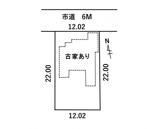 我孫子市湖北台、土地の間取り画像です