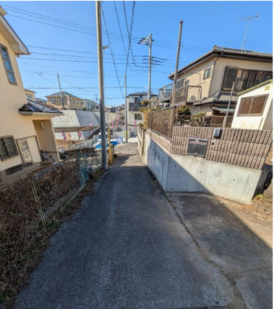 我孫子市船戸、土地の画像です