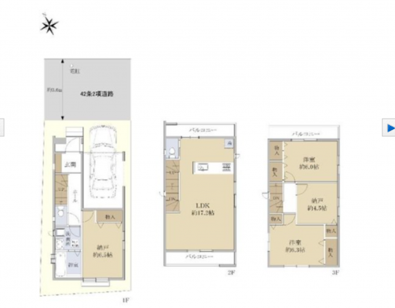 船橋市海神、新築一戸建ての間取り画像です