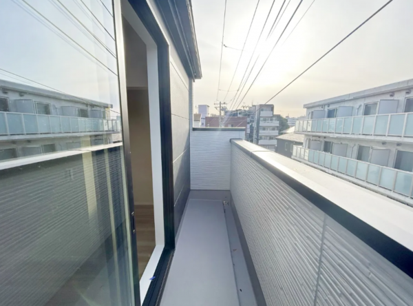 船橋市海神、新築一戸建てのバルコニー画像です