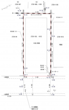 船橋市湊町、土地の間取り画像です
