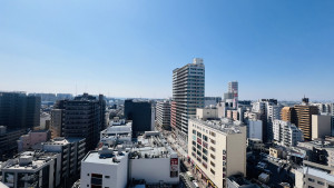 船橋市本町、マンションのバルコニー画像です