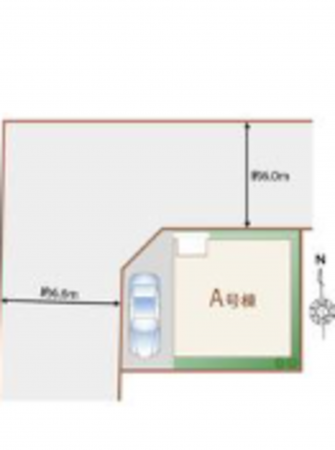 船橋市夏見台、新築一戸建ての間取り画像です