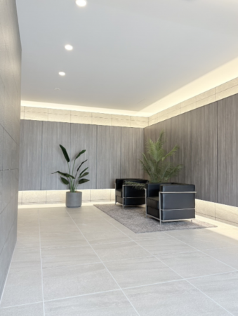 鎌ケ谷市富岡、マンションのエントランス画像です