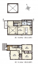 船橋市海神、新築一戸建ての間取り画像です