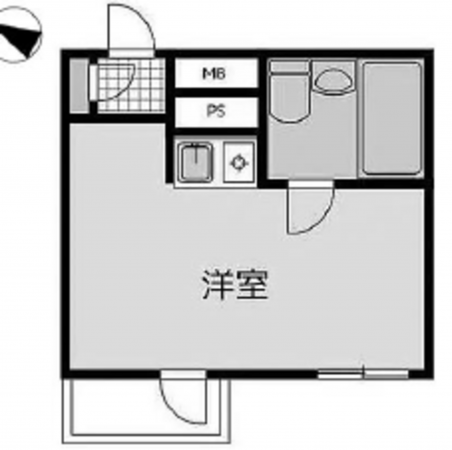 船橋市本町、マンションの間取り画像です