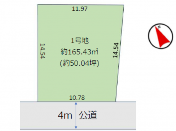 船橋市日の出、土地の間取り画像です